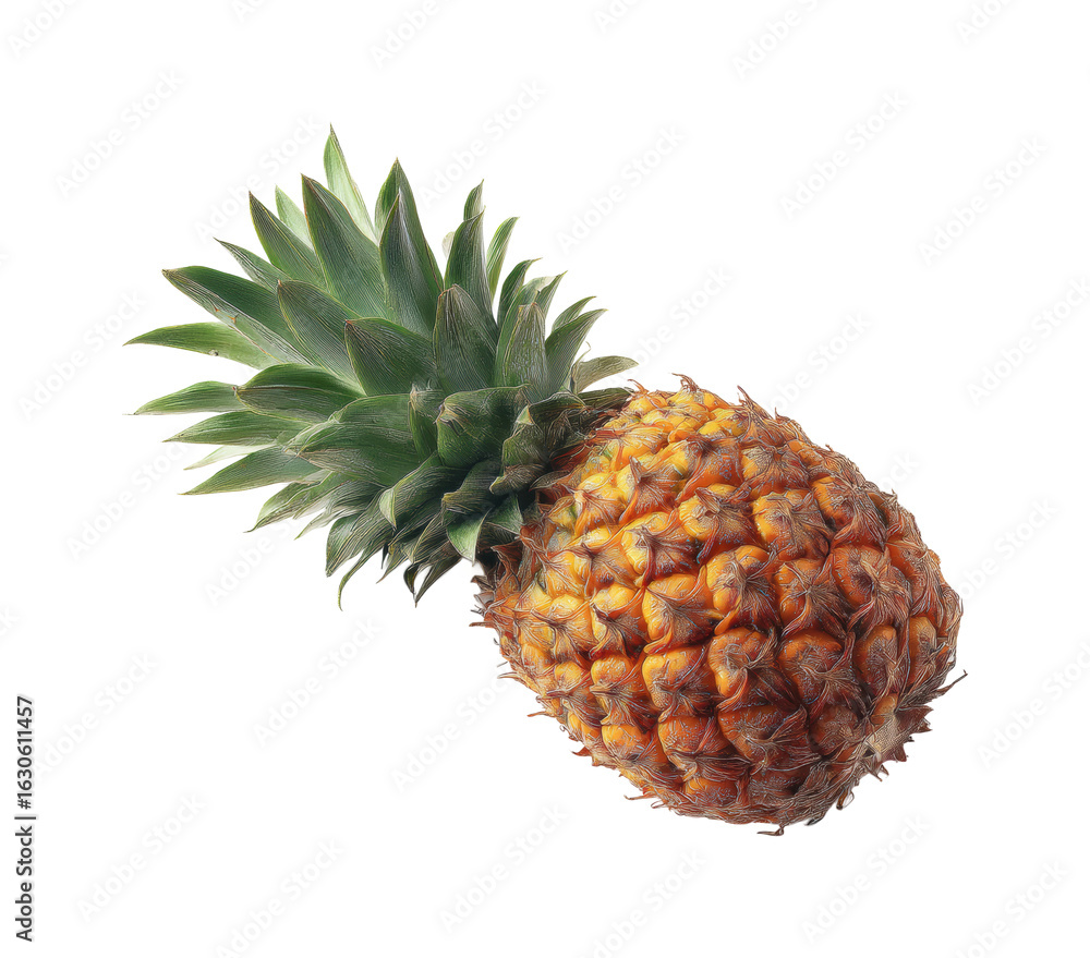 Harvesting fresh pineapple tropical farm food natural isolated on transparent background, png Harvesting fresh pineapple tropical farm food natural isolated on transparent background, png