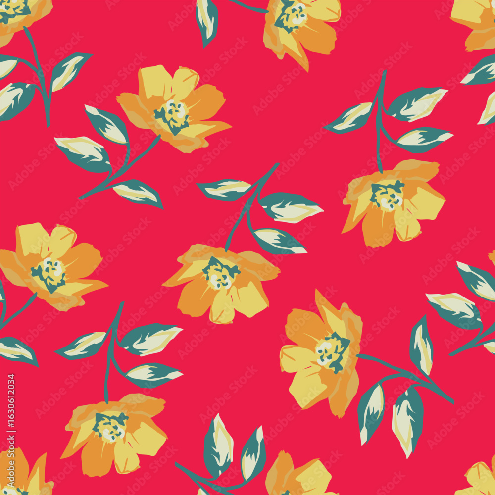 Obraz premium seamless floral pattern