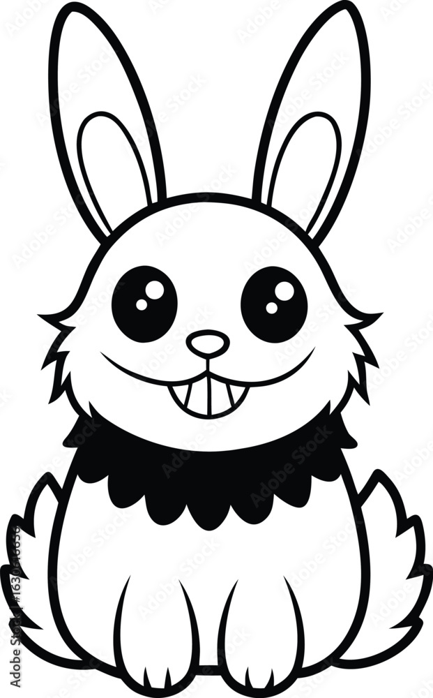 Fototapeta premium Spider Head Vector Illustration