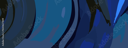 Minimalist Navy Blue Background Ideal for Luxury Product Photography or Fashion Branding. Smooth Navy Blue Abstract Background Design for Web Banners, Covers, or Advertising. Dark Navy Blue Gradient