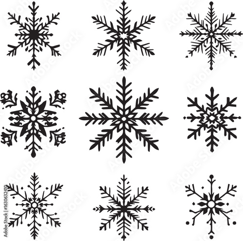 Wallpaper Mural Set of Detailed Snowflake Icons

 Torontodigital.ca