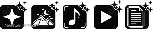 Perfect 5.0 rating with five golden stars. Customer satisfaction and feedback icon for top quality review. Vector graphic element.