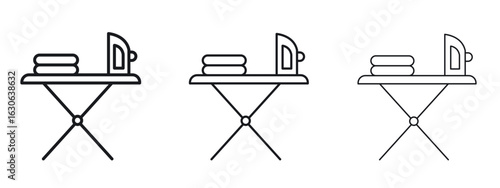 Ironing board icon simple line design - Simple Vector Illustration