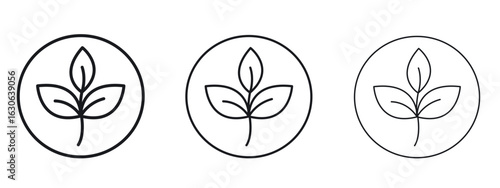 High fiber food icon simple line design - Simple Vector Illustration