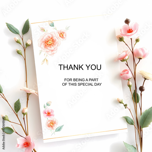 Thank you card template