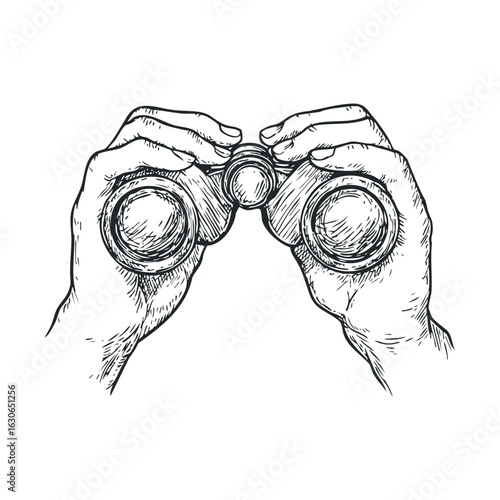 Exploring with handcrafted binoculars
