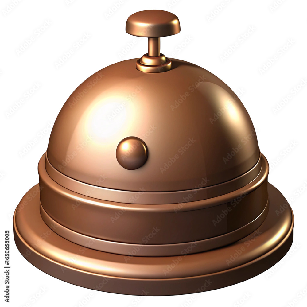 Naklejka premium service bell icon