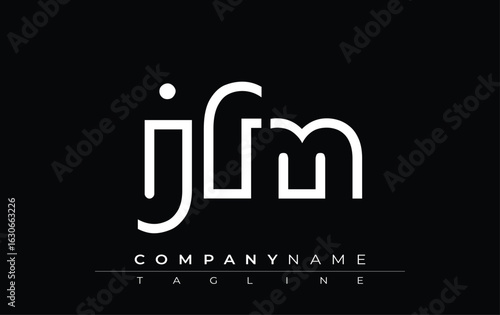 Foto JFM abstract letter design