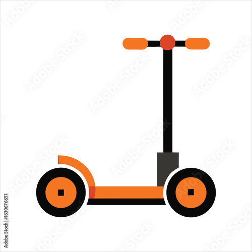 Minimalist Segway Logo Symbol Vector Illustration
