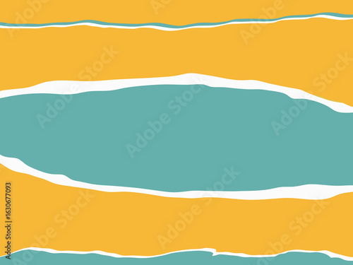 Abstract torn paper texture design with gold and teal colors for backgrounds