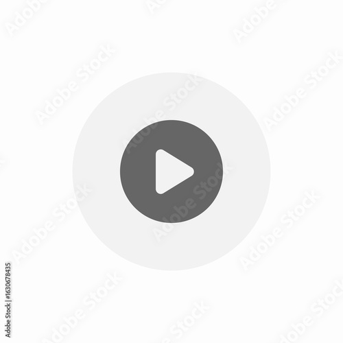 play media icon sign vector
