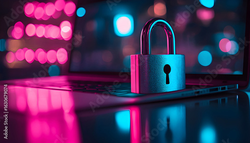 Cybersecurity incident response plan featuring data privacy, network security in modern setting. Digital risk management involves monitoring systems