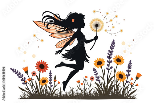 Whispers of the Meadow: A Fairy's Flight