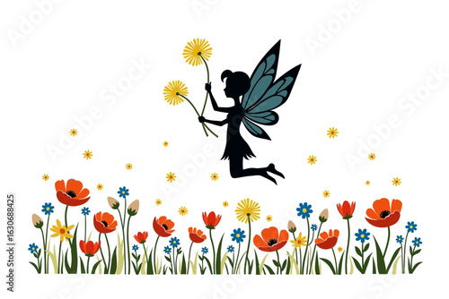 Whispers of the Meadow: A Fairy's Flight