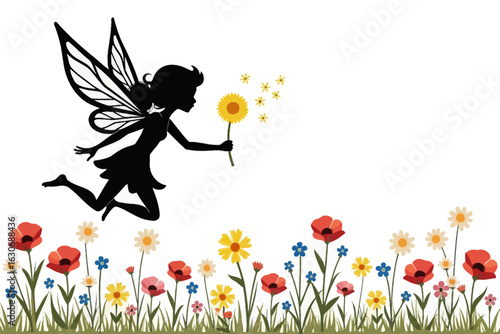 Whispers of the Meadow: A Fairy's Flight