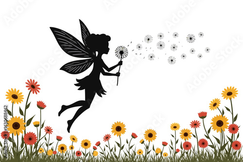 Whispers of the Meadow: A Fairy's Flight