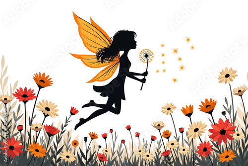 Whispers of the Meadow: A Fairy's Flight