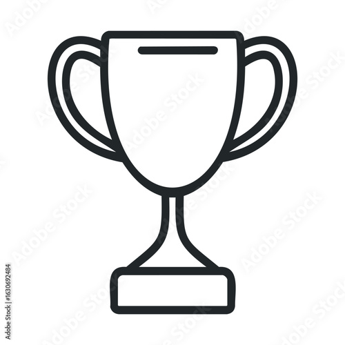 Trophy symbolizing achievement and celebration in competitions