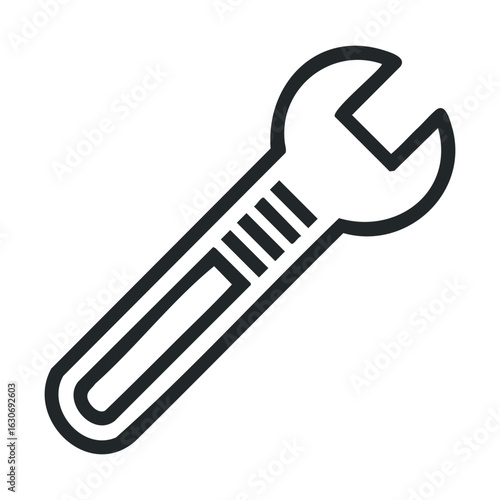 Adjustable wrench for plumbing and mechanical repairs at home