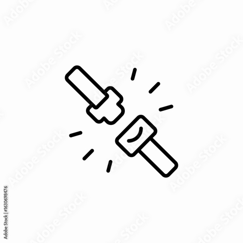 seatbelt fastened icon sign vector