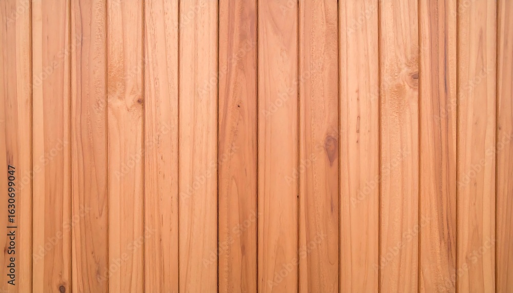 Fototapeta premium Vertical light brown wood planks, seamless pattern