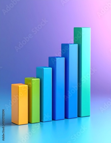 Colorful bar graph rising Free Download Colorful bar graph rising - GFXLoad