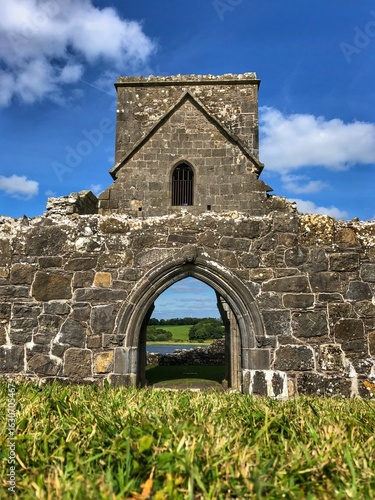 Monument on Devenish Island, Northern Ireland