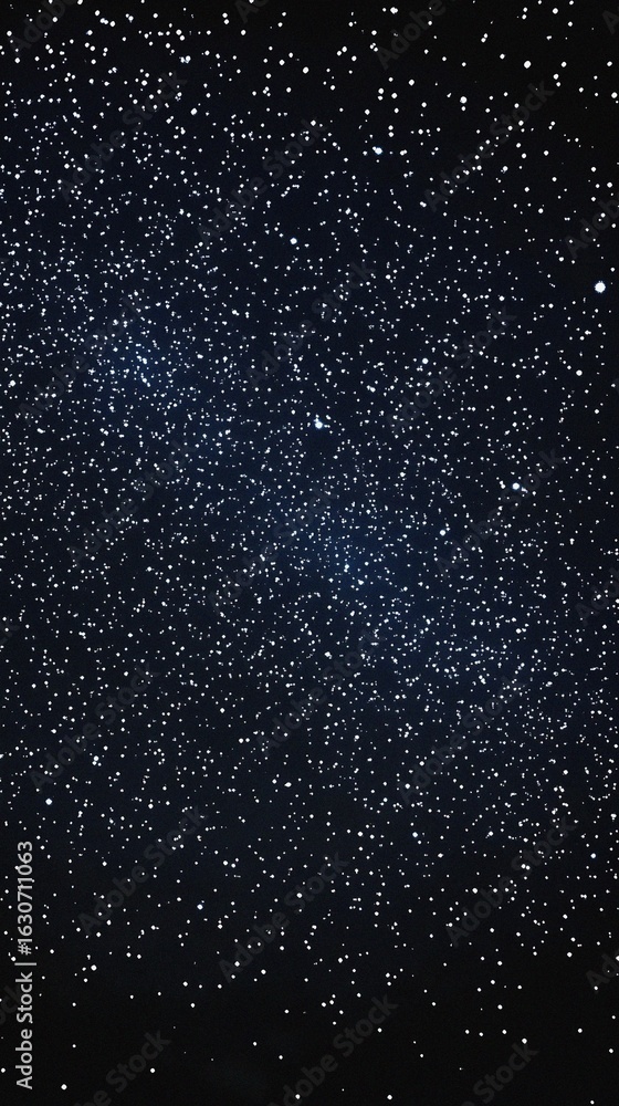 Obraz premium Starry sky background, night sky full of stars, glowing stars in the dark space, starry background, dark night, stars in the distance, starlight, dark background with a glow, night sky.