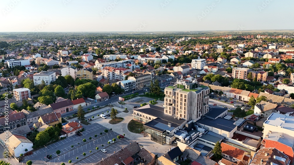 Fototapeta premium Serbia - August 2025: Aerial view