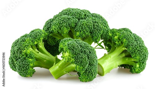 Fresh broccoli heads close-up (1)