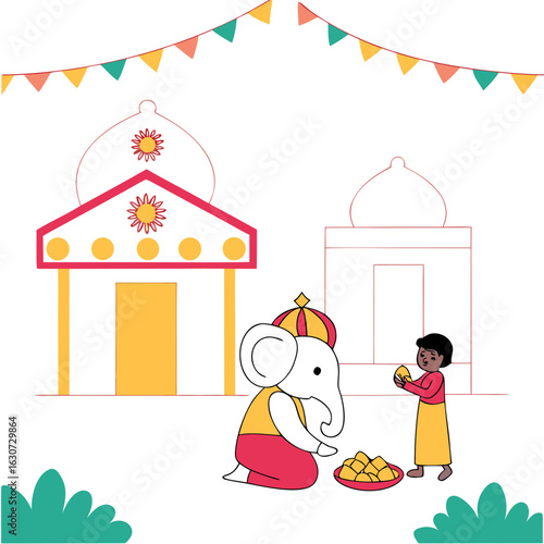 Ganesh Chaturthi, also known as Vinayaka Chaturthi or Vinayaka Chavithi or Vinayagar Chaturthi, is a Hindu festival celebrating the birthday of Hindu deity Ganesh. The festival is marked with the inst