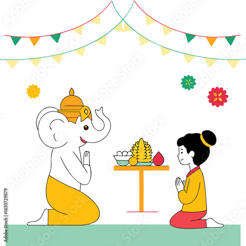 Ganesh Chaturthi, also known as Vinayaka Chaturthi or Vinayaka Chavithi or Vinayagar Chaturthi, is a Hindu festival celebrating the birthday of Hindu deity Ganesh. The festival is marked with the inst