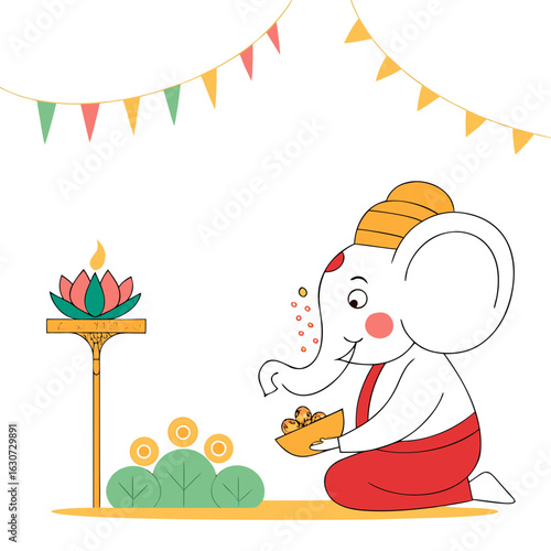 Ganesh Chaturthi, also known as Vinayaka Chaturthi or Vinayaka Chavithi or Vinayagar Chaturthi, is a Hindu festival celebrating the birthday of Hindu deity Ganesh. The festival is marked with the inst