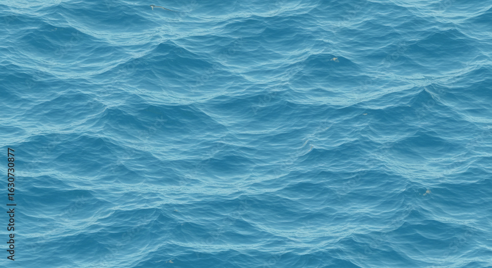 Fototapeta premium Bright Blue Ocean with Light Reflections