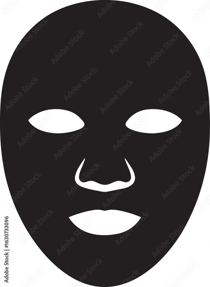 Anonymous Face Mask Vector Illustration for Security, Privacy, and Identity Protection Concepts Anonymous Face Mask Vector Illustration for Security, Privacy, and Identity Protection Concepts