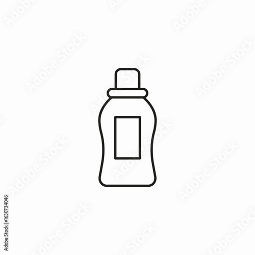 detergent bottle icon icon sign vector