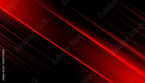 Diagonal red lines on black background