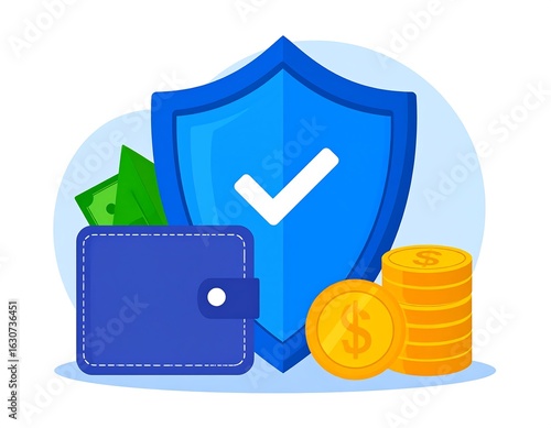 Financial security graphic