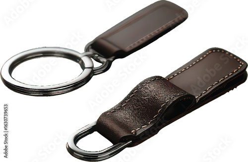 black leather belt