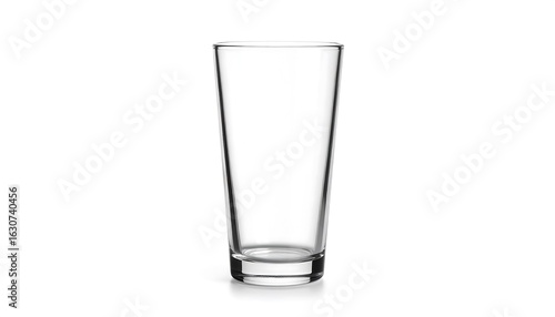 Empty tall drinking glass