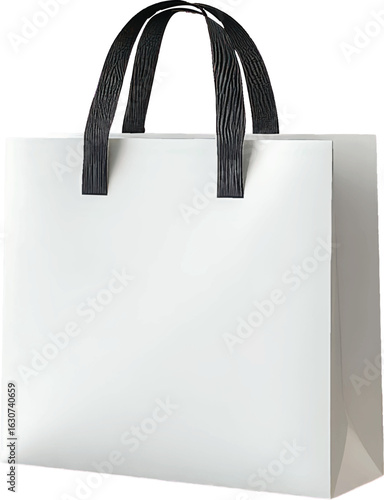 paper bag isolated on white