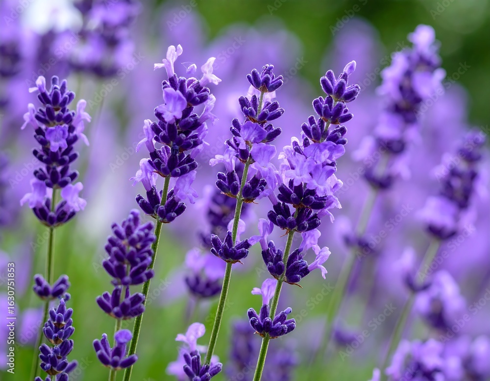Naklejka premium Close-up of lavender blossoms
