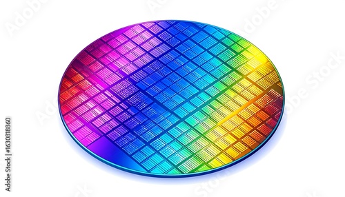 Colorful Chip Wafer