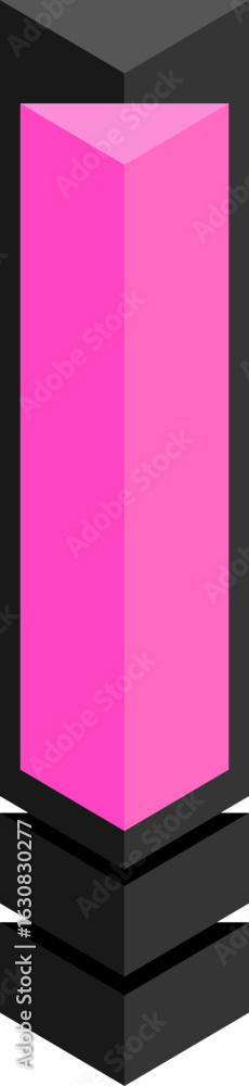 Fototapeta premium 입체 막대 그래프