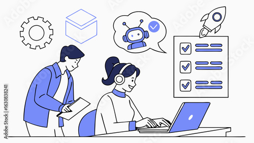 Collaborative Teamwork with AI and Project Management.