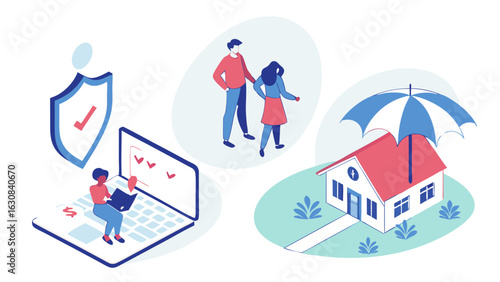 Online Insurance Services for Protection of Property and Relationships.