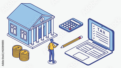 Online Tax Filing with Bank and Calculator.