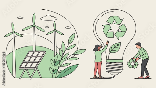 Sustainable Energy and Recycling Initiatives.