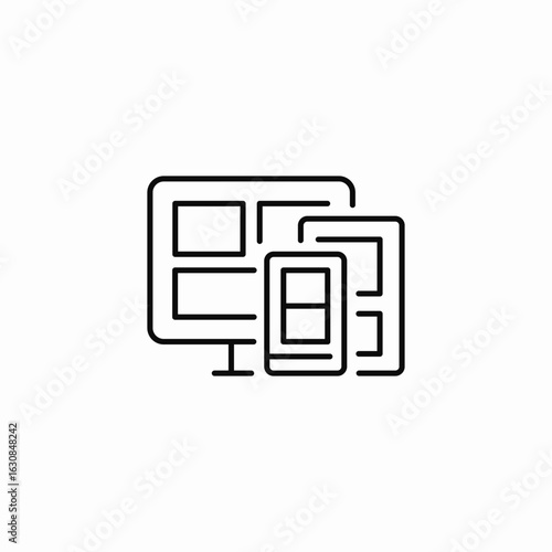 device access icon sign vector