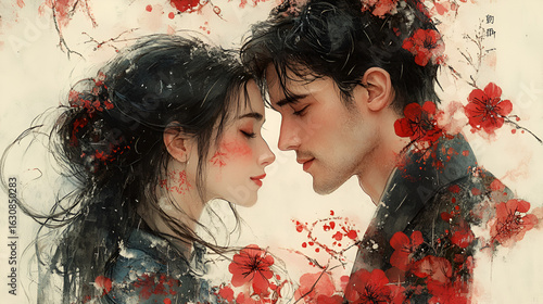 Beautiful couple in love